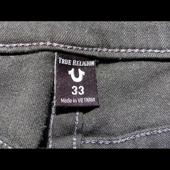 Men’s True Religion Jeans-Black-Geno Relaxed Slim - Picture 5 of 6